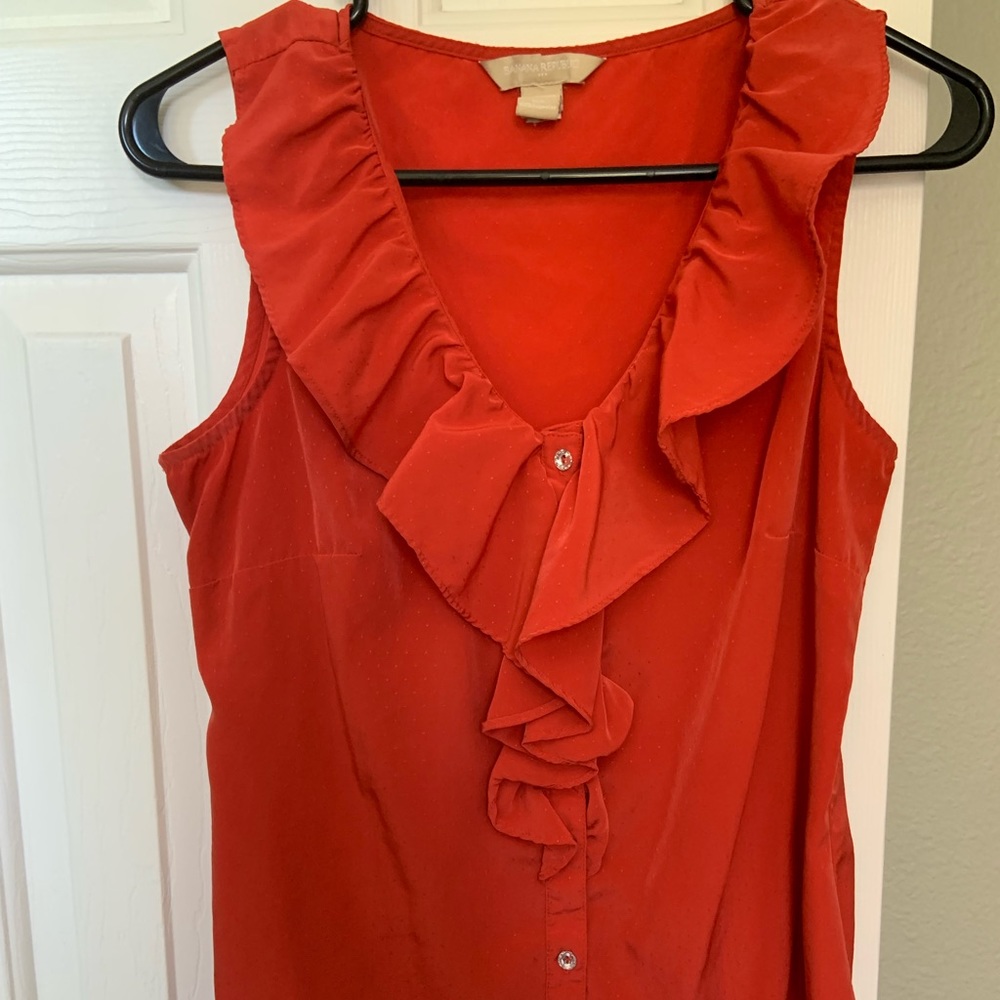Orange Banana Republic Blouse
